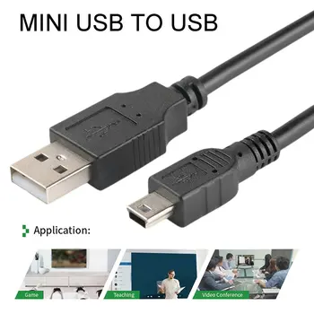 0,8 m 1m-1,5 m 2m Mini USB-USB-T-port Card Reader Mobile hard drive MP3 MP4 Mängija Kiire Andmete Mini-USB-Kaabel Digital Camera