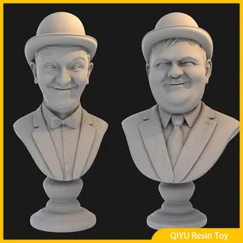 1/10 Vaik Mudel komöödia pistaatsia Laurel ja Hardy GK valge hallituse 3D-printimine vaik joonis mudel