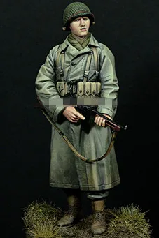 1/16 skaala die-valatud vaiku joonis sõdur 1-isik, mudeli kokkupanekuks kit mänguasi mudel (värvimata)