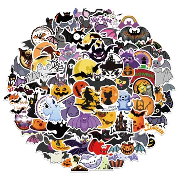 10/30/50/100tk Halloween Õudus Pvt Chiroptera Graffiti Kleebised DIY Veekindel Sülearvuti Kohver Roller Külmik Kleebised