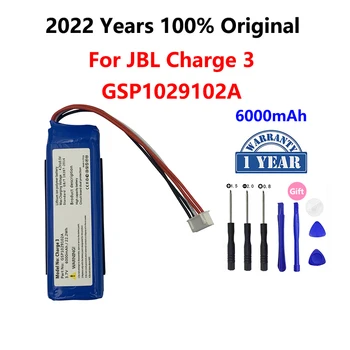 100% Originaal 6000mAh Asendamine Aku JBL Eest 3 Charge3 2015 2016 Versioon Pack Kõlar GSP1029102A Bateria