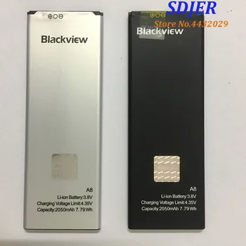 100% Uued Blackview A8 Aku Asendamine 2050mAh Li-ion Backup Aku Blackview A8 Smart Telefon