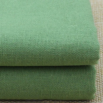 100cm*140cm puuvillast voodipesu materjal voodi lehel õmblemine elegantne roheline kangas, linane/puuvill