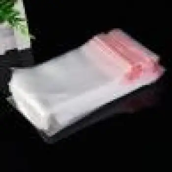 100tk Kilekotid Storaged Tolmukindel PE Reclosable Plastikust Kotid, Ehted Saran Wrap