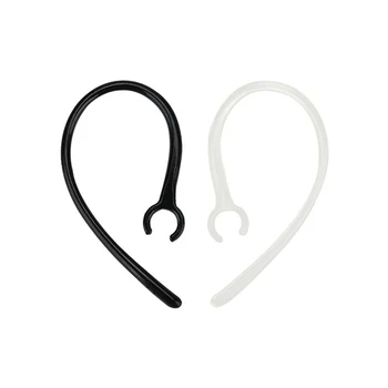 10TK 6mm Bluetooth Kõrvaklapid Tarvikud Kõrva Konks Aasa Clip Peakomplekt Earhook Must Asendamine Earhook Klambrit Klambri