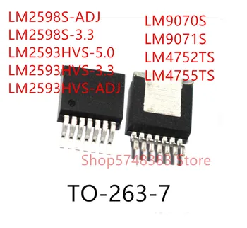 10TK LM2598S-ADJ LM2598S-3.3 LM2593HVS-5.0 LM2593HVS-3.3 LM2593HVS-ADJ LM9070S LM9071S LM4752TS LM4755TS TO-263