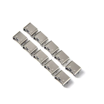 10tk/palju 6 Pin-SMT Socket Connector USB-Tüüp C 3.1 Naine Paigutuse SMD DIP Jaoks PCB Disain DIY Suure voolu Laadimine