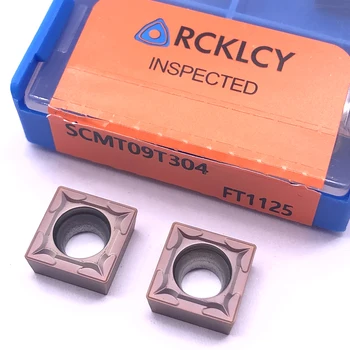10tk RCKLCY SCMT09T304 FT1125 volframkarbiid keerates lisab teras roostevaba teras CNC treipingi vahendid