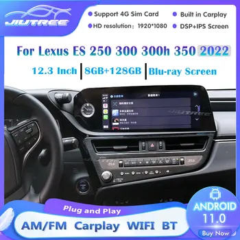 128GB Android 11 Auto Raadio Lexus ES ES200 ES300h ES260 XV70 2020 2021 2022 Carplay Auto Multimeedia Mängija GPS Navi
