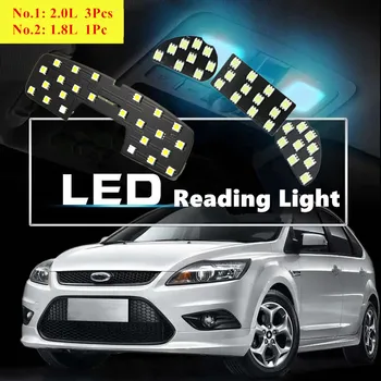 12V 1/3tk Auto LED Pühendatud Lugemine Kerge Interjööri Valgus Lambi Kuppel Kaardil Kerge Katus, Ford Ecosport /Focus 2 MK2 2007-2015