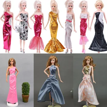 15 Styles Sale Kleit Väikesed Litrid Erinevaid Värve, 11 Tolline 26-28 Cm Barbies Merineitsi Nukk Seelik Barbies Kleit