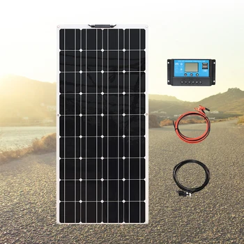18V 120W päikesepaneel või 12v 120W solar panel kit Päikesepaneelide puhul RV autolaadija Väljas Aku Pakkumist