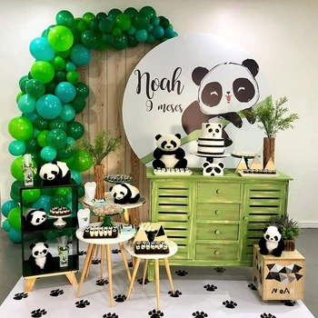 1Set Armas Panda Seeria Ühekordsed Nõud Multikas Loomade Plaadid Tassi Salvrätik Beebi Dušš Sünnipäeva Kaunistamise Tarvikud