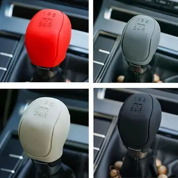 1tk Silikoon Auto Gear Shift Knob Katta Universaalse Käsipidur Käigukangi Head Käsipalli Käigukanginupp Hõlmab käsipidur Juhul