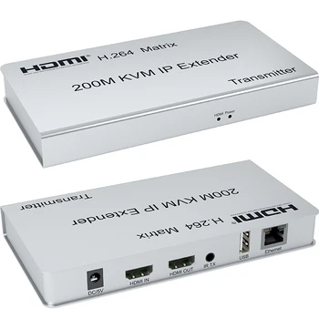 200M HDMI KVM Extender over IP HDMI Matrix USB Extender Üle Cat5e/6 kaabel Toetada palju Palju, Üks Paljude võrgu kaudu lüliti