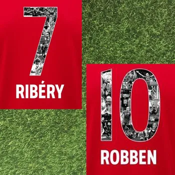 2019 Erilist Hüvasti Jaoks Robben Nameset Ribery Nameset Trükkimine Jalgpall Plaaster Badge)