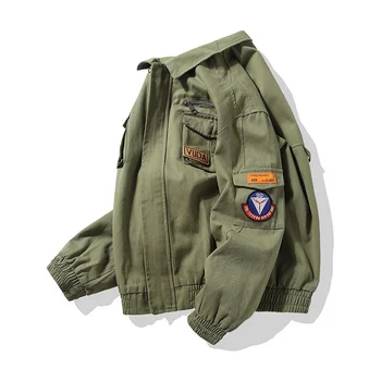 2022 Pesapalli Pommitaja Varsity Pääsme Jope Mantel Techwear Y2k Riided Overcoat Talvel Sõjalise Jakid Sügisel Meeste Riided