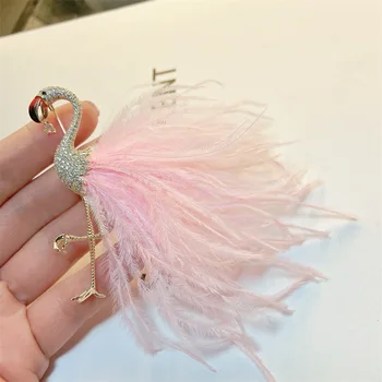 2023 Korea Advanced Sulg Flamingo Sõle Naiste Mood Särav Isiksus Pimestav Pin-Mantel Sobiks Lisaseadmete Hulgimüük