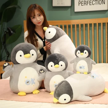 23-80cm Kõrge Kvaliteedi Armas Ema Ja Lapse Pingviinid Palus Mänguasjad topiste Nukk Padi Tüdrukute Lapsed Toredad Kingitused