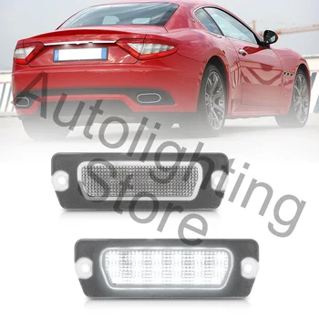 2tk Jaoks Maserati Coupe 4200 4200 GT 01-07 GranTurismo GranCabrio LED Litsentsi Number Plate Light Tagumine Plaat Lamp Canbus No Error