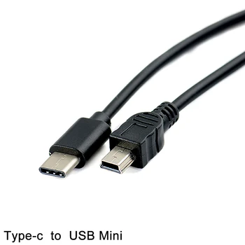 30cm USB Type-c-Mini USB-Kaabel, USB-C-Isane Mini-B Male Konverteri Adapter Lead Data Kaabel