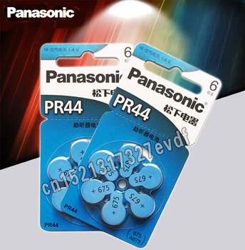 30PCS/PALJU PR44 kuuldeaparaadi patareid Panasonic 675 A675 Kurt-abi Audiphone Cochlear Nuppu Patareid 11.6 mm*5,4 mm