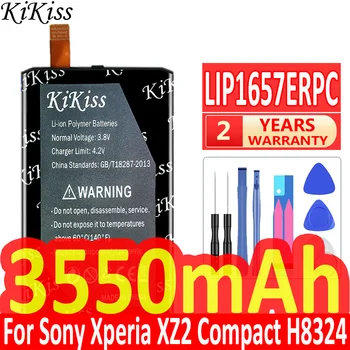 3550mAh KiKiss Võimas Aku LIP1657ERPC Sony Xperia XZ2 Kompaktne XZ2 Mini H8324 H8314 NII-05K XZ2Mini