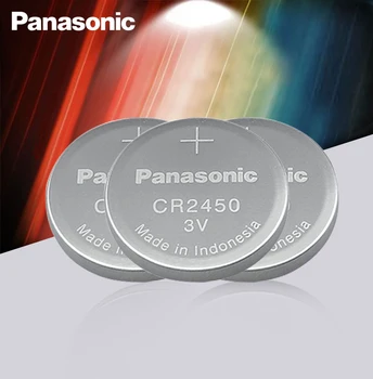 3PC Uus Originaal Panasonic CR2450 CR 2450 3V Lithium Button Cell Aku Mündi Akud Kellad,kellad,kuuldeaparaadid