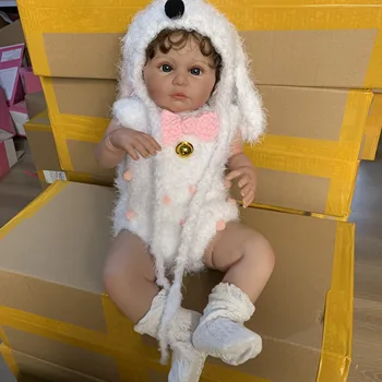 50 CM 3D-Värvida Nähtavad Veenid Pehmest Silikoonist Uuestisündinud Baby Doll Mänguasi Nagu Päris 20-Tolline Elus Lapsed Boneca Kunsti Bebe