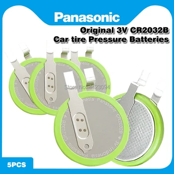 5tk/palju Uus Original Aku Panasonic CR2032B CR2032 CR2032HR 3V Auto Rehvi Rõhu Monitooring Nuppu Patareid