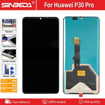 6.47 Tolline OLED-Sest Huawei P30 Pro LCD Ekraan Puutetundlik Digitizer Assamblee Hua Wei P30 Pro Asendamine Ekraani