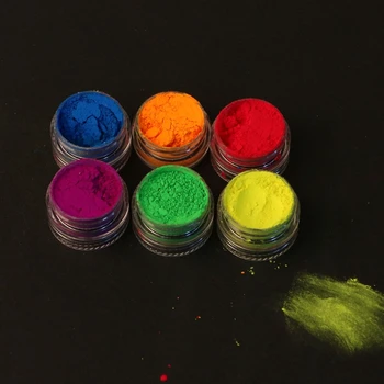 6 Color Magic Vaik Pigment Glitter Hele Pulber Värvaine Epoksü Hallituse täitematerjali Maniküüri-Dekoratsioonid, DIY Käsitöö Ehted