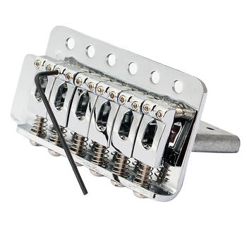 6 String vasakukäeline Silla Tailpiece Komplekt S Electric Guitar, Silver