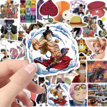 60 Anime Luffy One Piece Sauron Keisrinna Graffiti Kleebised Pagasi Sülearvuti Dekoratiivsed Esteetika Veekindel Käsi Konto Kleebised