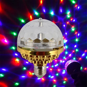 6W Pöörleva Crystal Magic Ball RGB LED Lava Valgus LED Lava Lamp Värvikas Disco Partei Mõju, Lamp, Jõulu Kaunistused