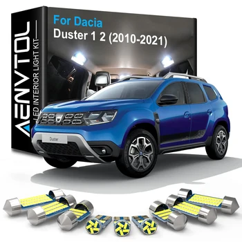 AENVTOL Canbus Jaoks Dacia Duster 1 2 MK1 MK2 2010 2011 2014 2015 2016 2018 2019 2020 2021 Auto Tarvikud Interior Light LED Kit