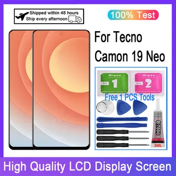 Algne Jaoks Tecno Camon 19 Neo CH6i LCD Ekraan Puutetundlik Digitizer Asendamine