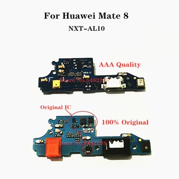 Algne Laadimine USB Port, MIC Dock Flex kaabel Huawei Mate8 Mate 8 NXT-AL10 Kiire Laadimine Laadija Pistik Koos Mikrofoni Juhatus