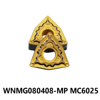 Algne WNMG080408-MP MC6025 WNMG 080408 WNMG08 Karbiid Lisab Treipingi Lõikur Treimistööriistad Terasest
