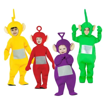 Anime Cosplay Teletubbies Kostüüm Unisex Lapsed Lapsed Halloween, Jõulud Etapp Kuva Kleit Üles Sünnipäeva Naljakas Beebi