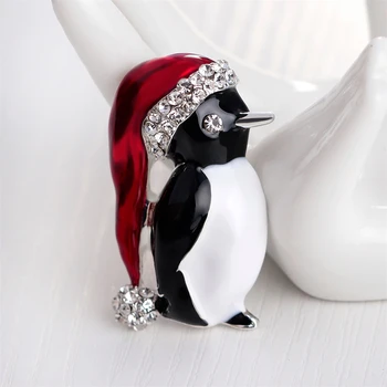 Armas Pingviin Prossid jõulukinke Emailiga Kive Palli Red Hat Pingviin Jõulud Sõle Uus Aasta