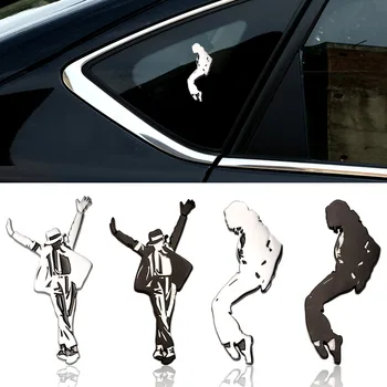 Auto Stiil metallist kaunistused mark Mälestus Michael Jackson isiksuse teenetemärgi kleebised stereo auto kleebised tarvikud