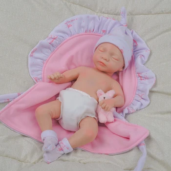 Babeside 12 tolli 30cm kogu Keha Silikoon Uuestisündinud Baby Doll Preemie Silikoon Värvitud Beebi