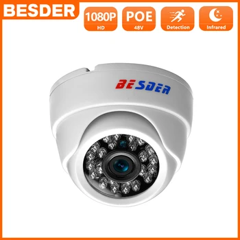 BESDER 5MP 1080P lainurk IP Kaamera P2P RTSP liikumistuvastus e-Posti Märguanne XMEye P2P DC 12V POE 48V Siseruumides CCTV Turvalisus Kaamera