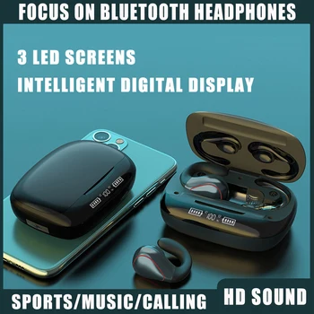 Binaural Stereo Bluetooth Kõrvaklapid Äri-Traadita Kõrvaklapid Luu Juhtivus Kõrva Konks Sõidu Kõrvaklapid HiFi Stereo Koos Mic