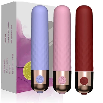 Bullet vibraator sex mänguasjad, naiste Silikoon laadimine 10 sageduse vibratsiooni Kliitori stimulatsiooni vibraatorid naistele sex shop