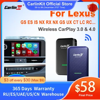CarlinKit 4.0/3.0 CarPlay Traadita Adapter Mini Apple CarPlay Kasti Pistik ja Mängida LEXUS ES LS NX LC RX UX Hübriid ON GX RZ jne.