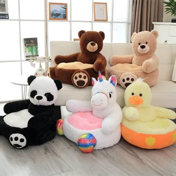 Cartoon Panda Bear ükssarvik part Lapse Diivan Tool Täiskasvanud Laisk Diivan Tatami Baby Infant Lasteaed Diivan pehme kvaliteetne kingitus