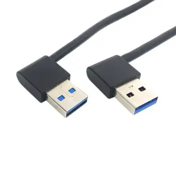 Chenyang USB 3.0 Type A Male 90 Kraadi Vasakule Kaldu Paremale Kaldu pikendusjuhe 50cm
