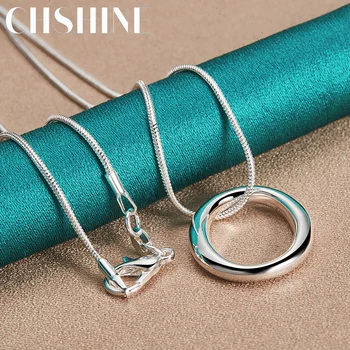 CHSHINE 925 Sterling Silver Ring Ringi 16-30 Tolline Ripats Kaelakee Naiste Pulm Võlu Kaasamine Mood Ehteid